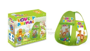 Lovely Animal Friends Play Tent With Ball Pool