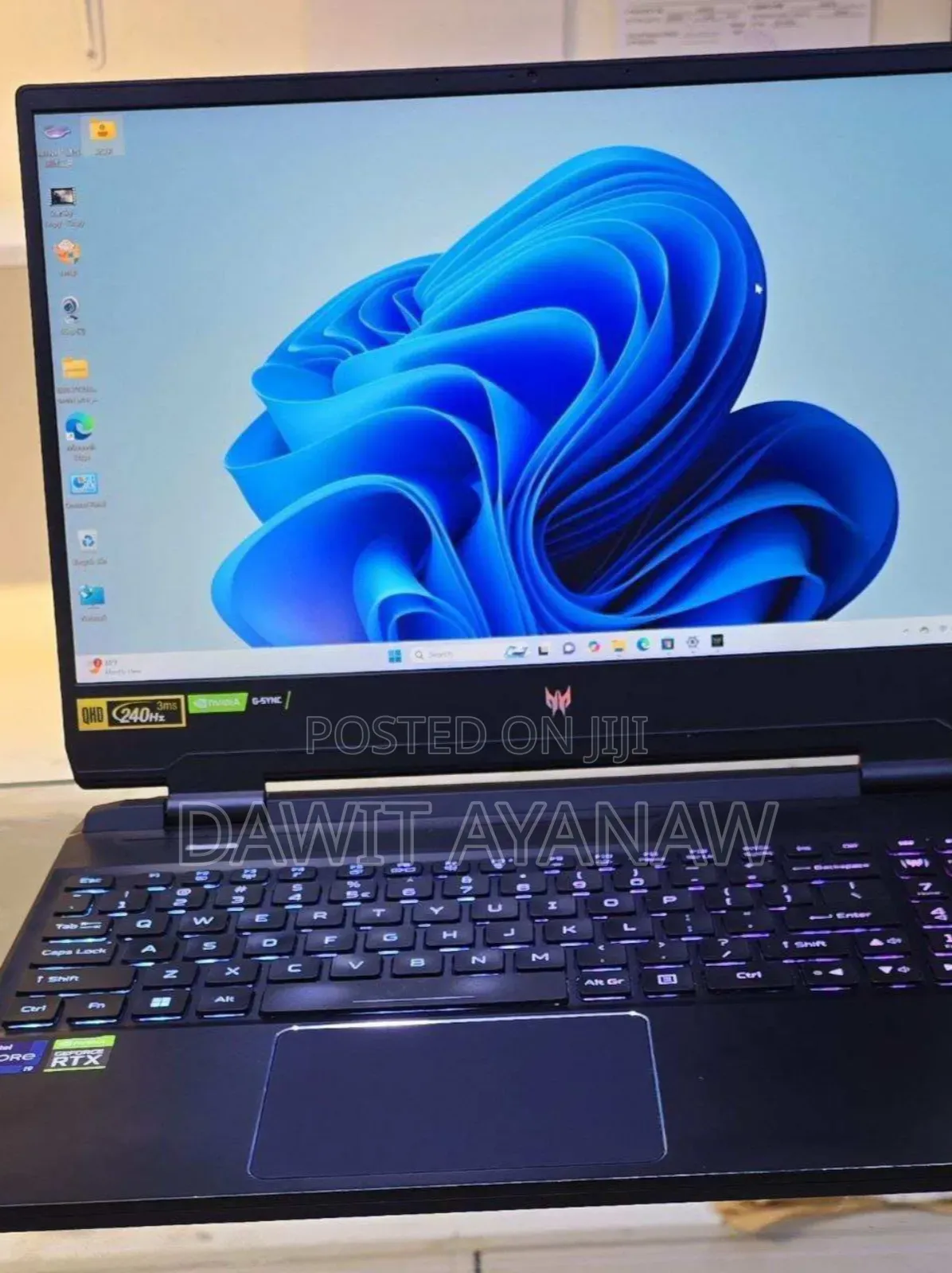 New Laptop Acer Predator Helios 300 16GB Intel Core I9 SSD 1T
