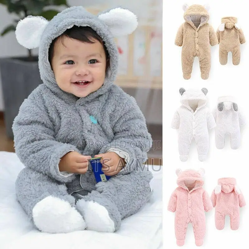 Jumpsuit Newborn Baby Boys ልጆችን ከቅዝቃዜ ለመከላከል