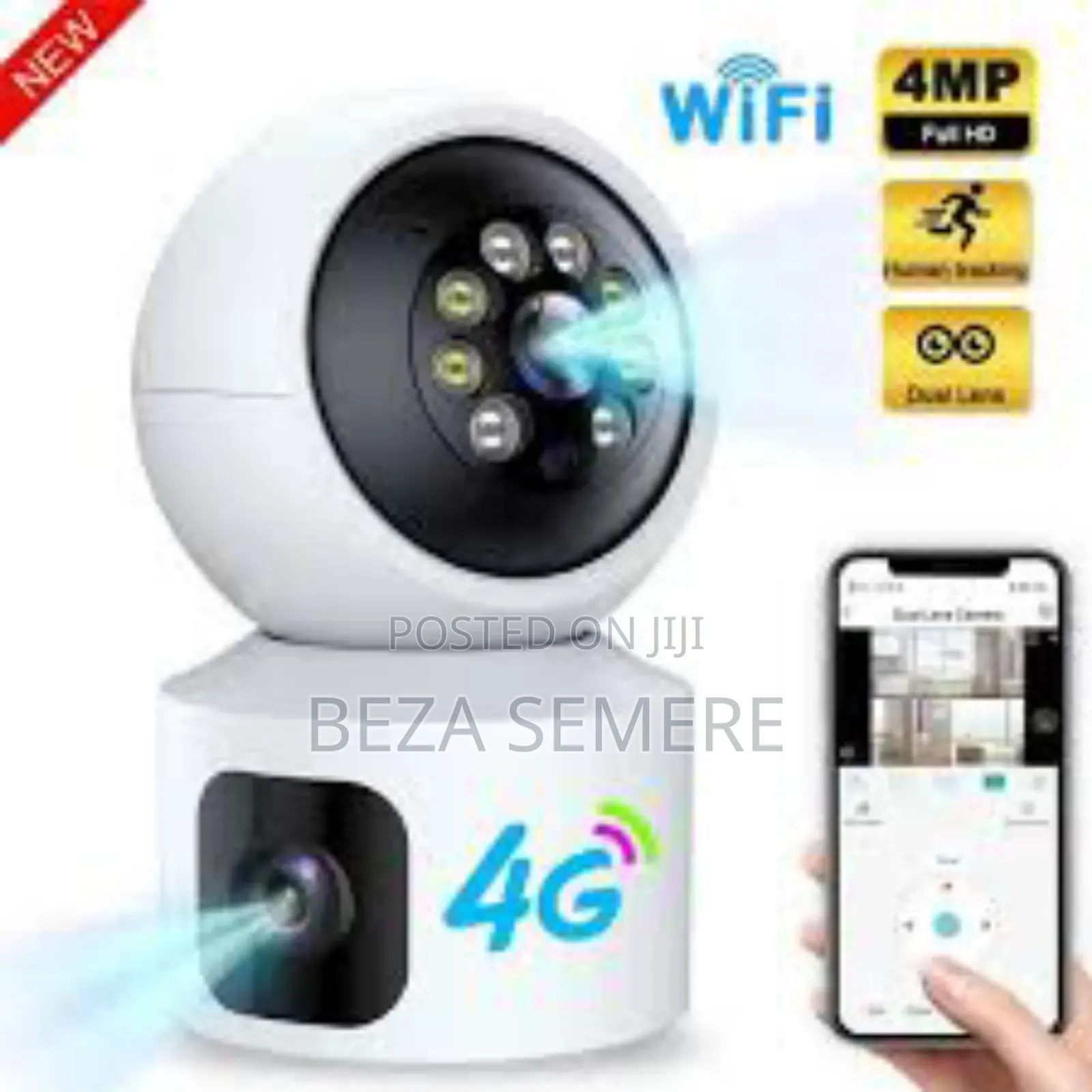 Sim Support Double Lens Camera 360degree Ho