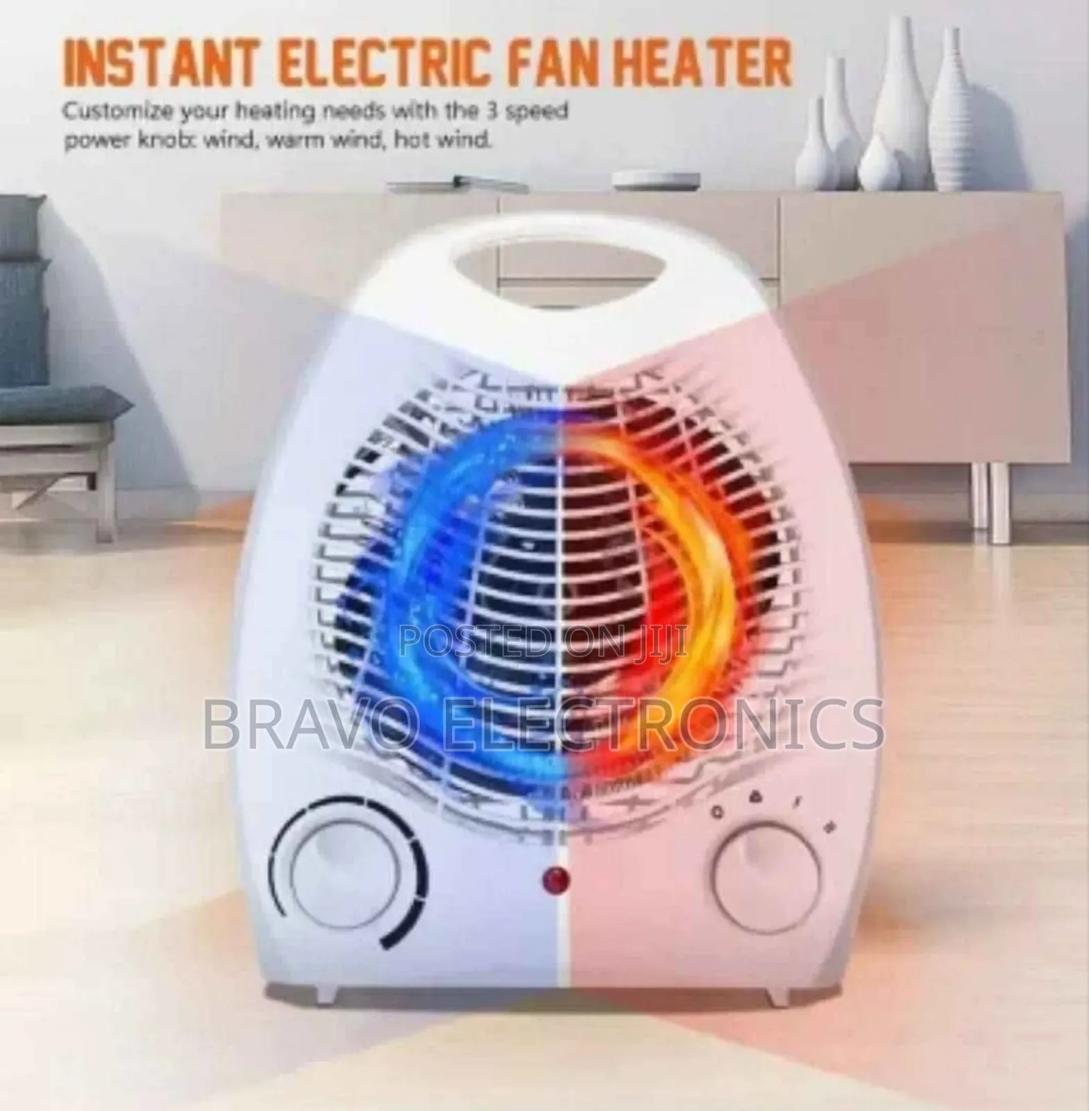 Jl Niva Fan Heater – Compact Power for Chilly Days!