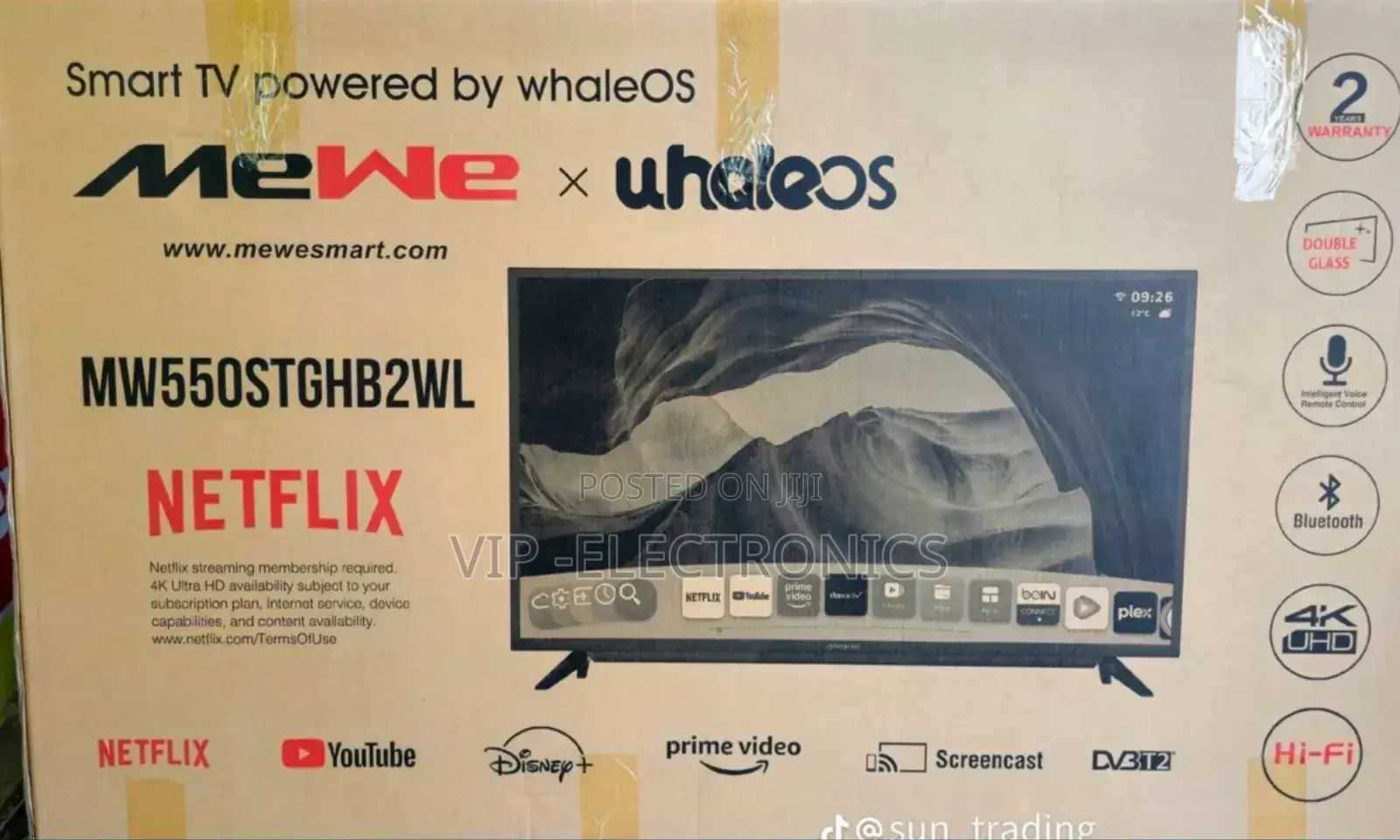 Mewe 55 Inch Tv Smart Uhd Tv New Price