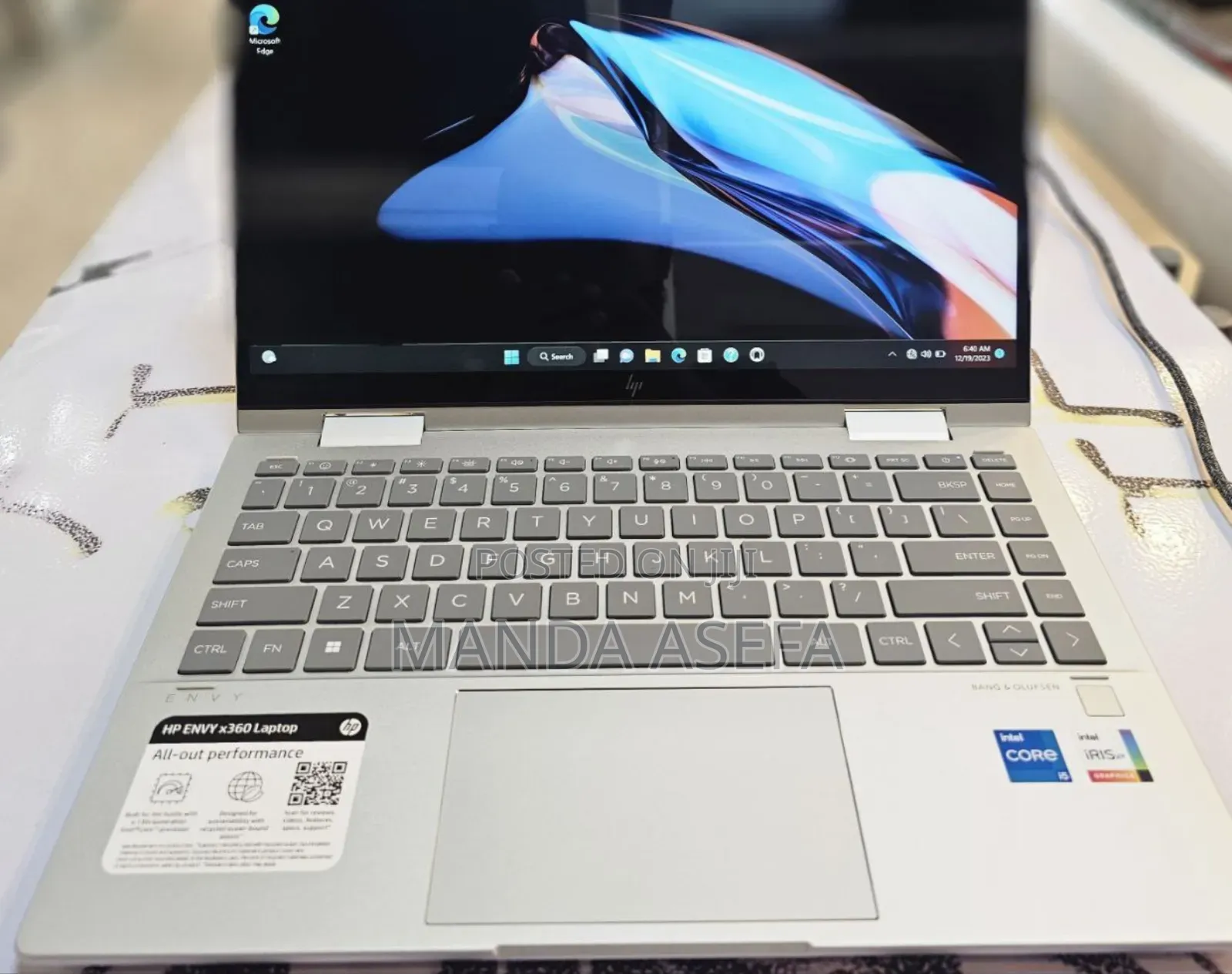 New Laptop HP Envy X360 8GB Intel Core I5 SSD 512GB