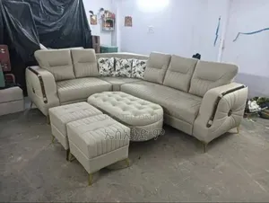 8 Seater Leatherette Modern Sofa
