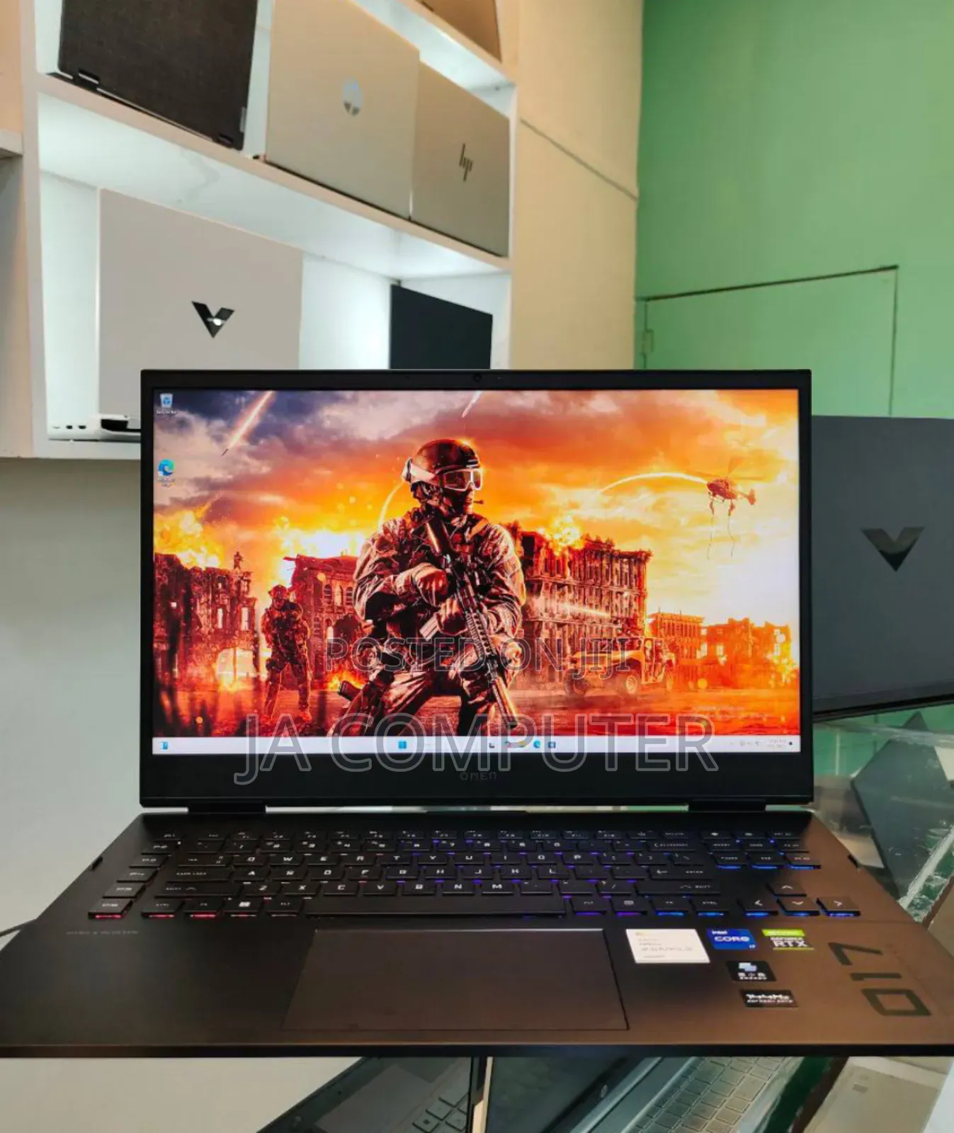 New Laptop HP Omen 17 16GB Intel Core I7 SSD 512GB