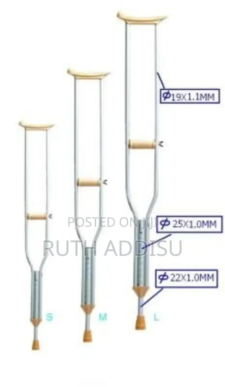 Axillary Bilateral Crutches到底crutches戎馬new Medical Crutches