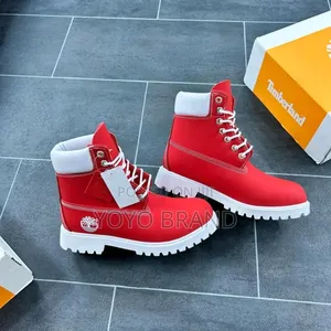 Timber Land Red Fashion Boots