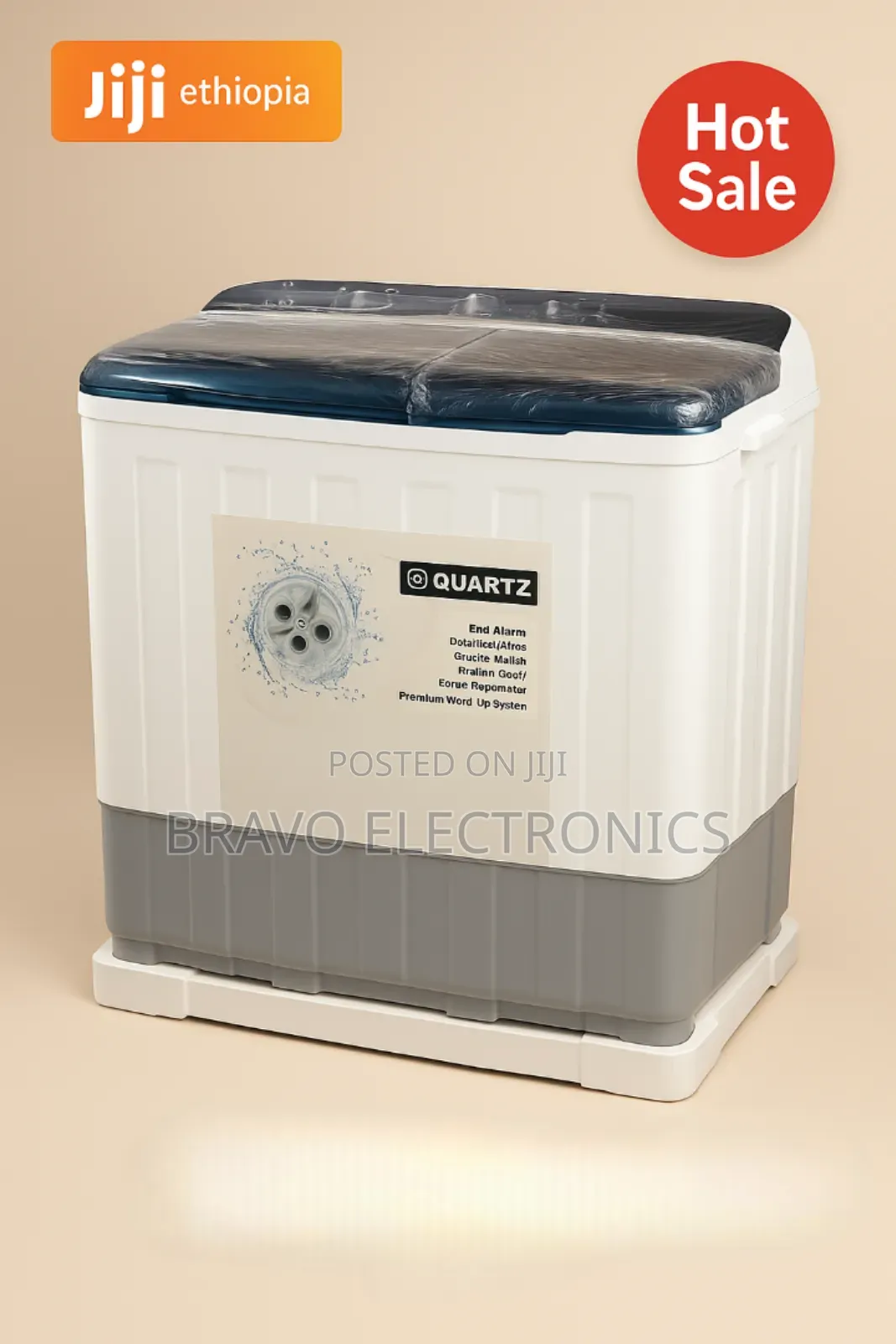 Quartz 20kg Heavy-Duty Washer – Big Capacity, Big Power