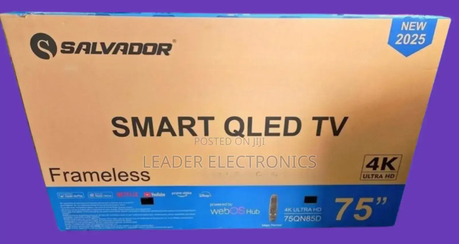 Salvador Tv 75" Smart Android Tv 4 K Ultra Hd