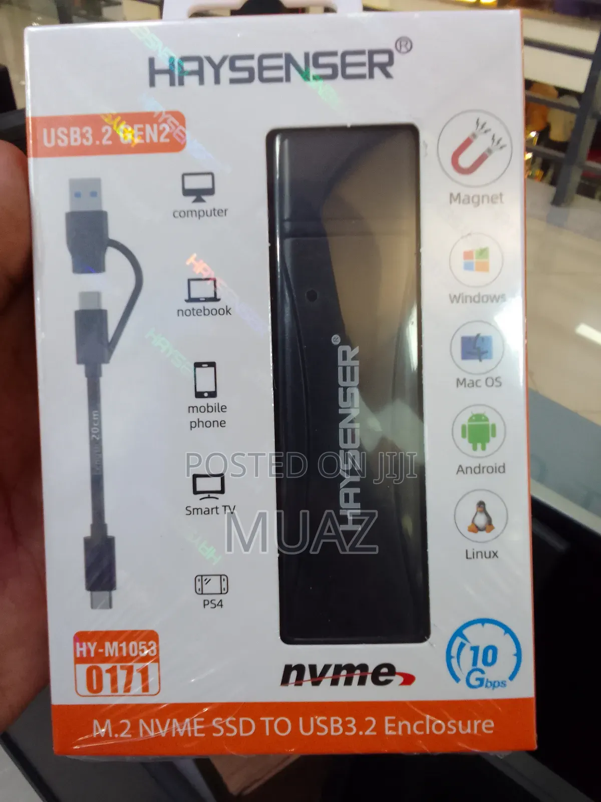 Haysenser M.2 Nvme Ssd To Usb