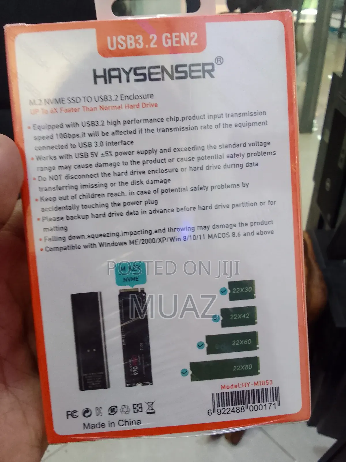 Haysenser M.2 Nvme Ssd To Usb