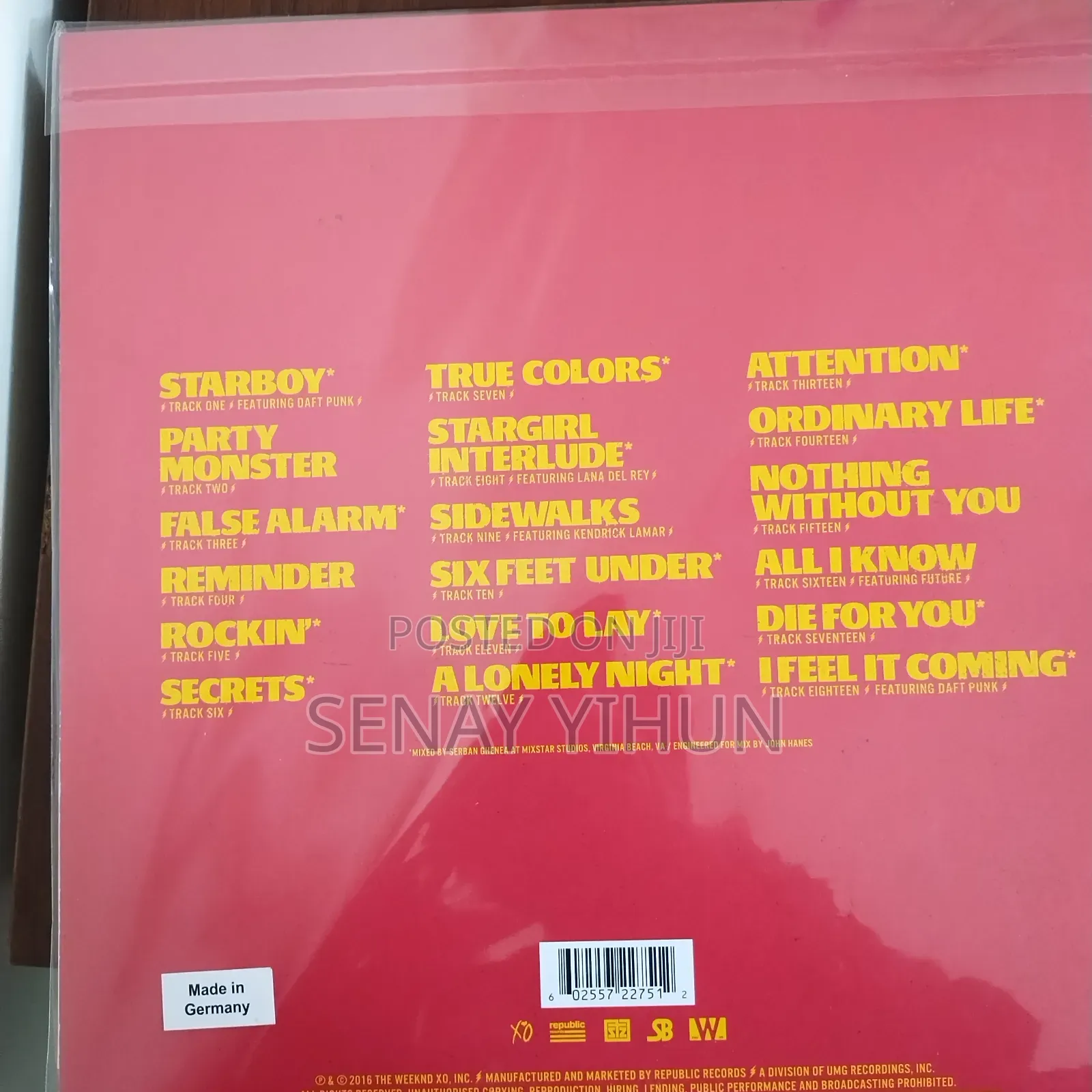 Vinyl The Weeknd Starboy