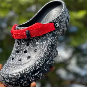 Original Crocs Off Terrain ‘Black/Red’ Men’S Sandal Shoes