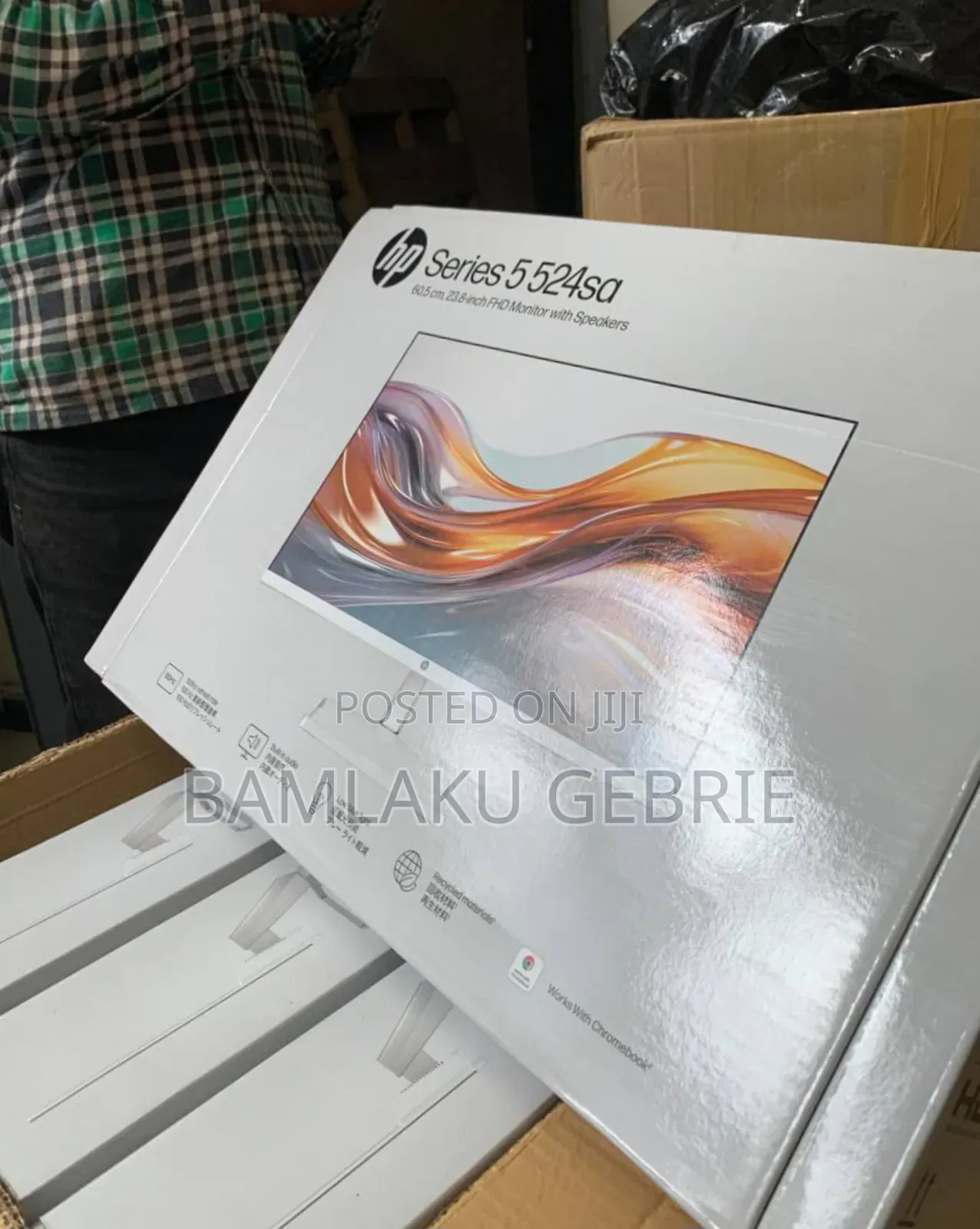 Brand New Hp Series 5 524sa Hp Monitor Frameless
