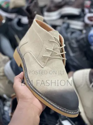 Creamy Chelsea Boots With Laces Classic Men’S Shoes