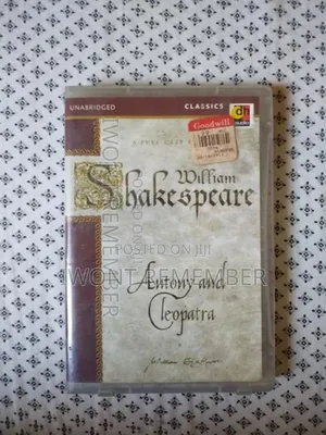 Anthony Cleopatra by W. Shakespeare