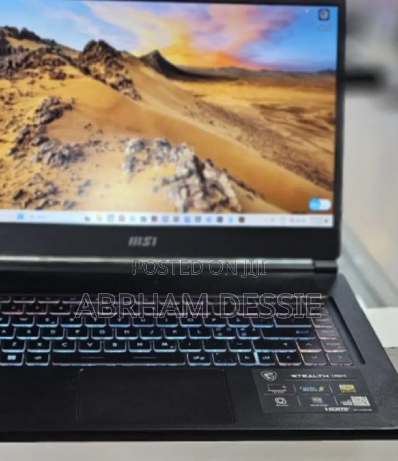 New Laptop MSI 16GB Intel Core I7 SSD 1T