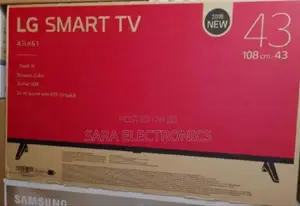 Lg 43" New Paked