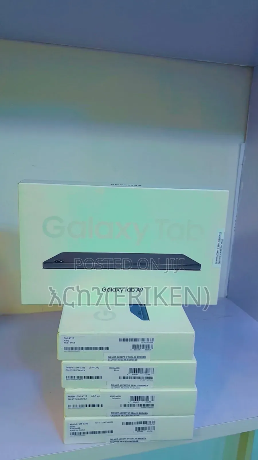 New Samsung Galaxy Tab A9 4 GB Gray