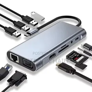 11 in 1 Type C to HDTV Adapter (11 in 1 Type C Hub)