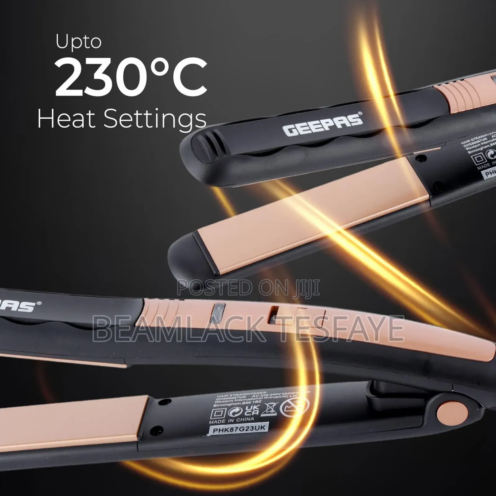 Geepas Professional Digital Hair Straightener
