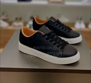 Zara ‘Black/White’ Flat Leather Men’S Shoes