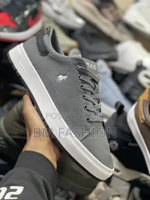 Polo Quality Men’S Gray Flats Tennis