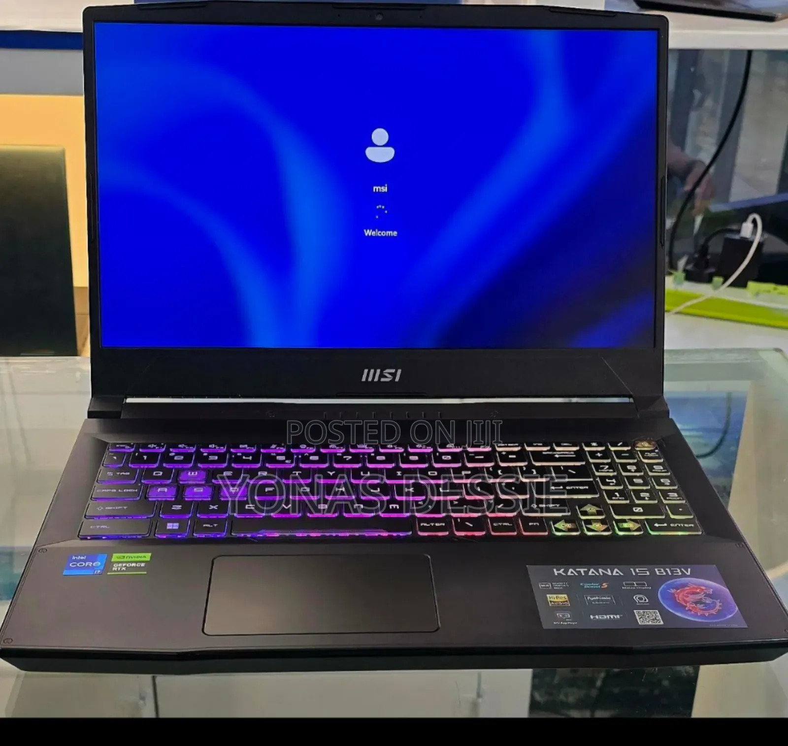 New Laptop MSI Katana 15 16GB Intel Core i7 SSD 512GB