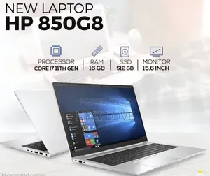 New Laptop HP EliteBook 850 G8 16GB Intel Core I7 SSD 512GB
