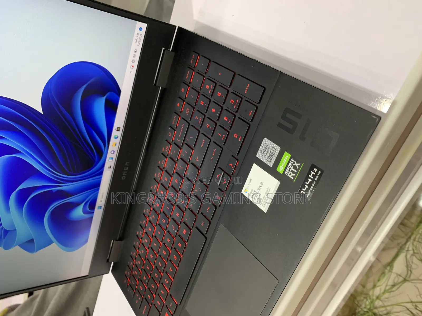 New Laptop HP Omen 15 16GB Intel Core i7 SSD 1T