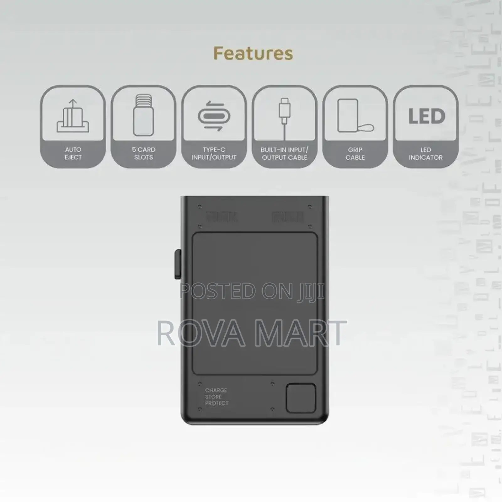 3-in-1 Smart Cardholder Power Bank