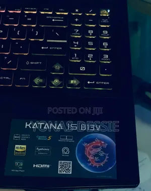 New Laptop MSI Katana 15 16GB Intel Core i7 SSD 1T