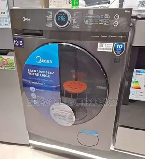 Midea 12/8kg Full Automatic Washer – Wash Dry in One Go!