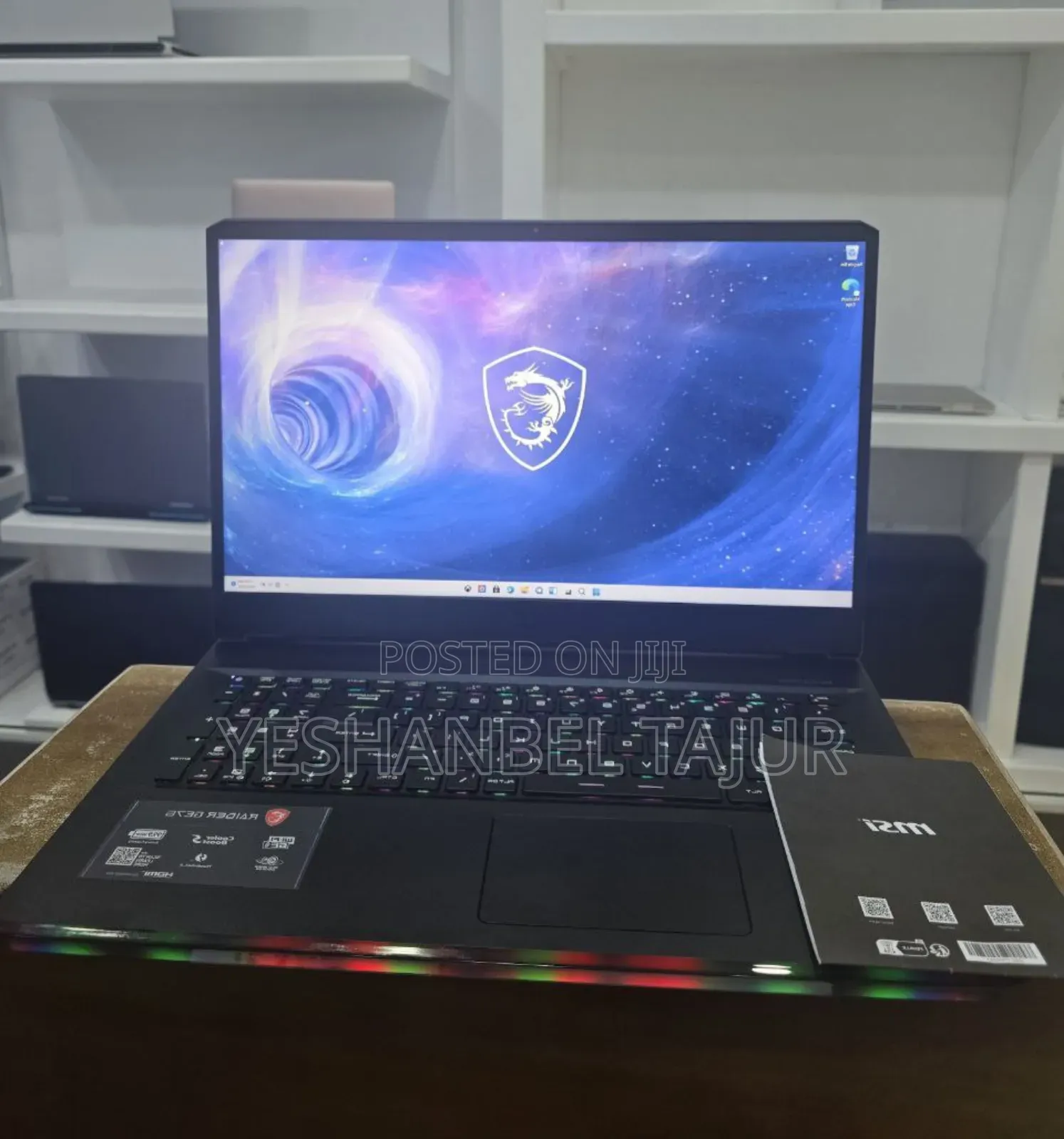 New Laptop MSI GF63 16GB Intel Core I9 SSD 1T