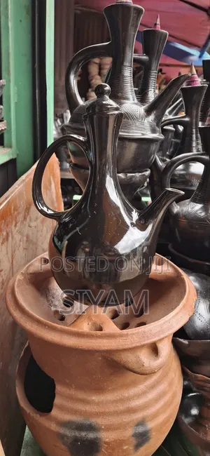 Ceramic Coffee Jebena ሴራሚክ ጀበና