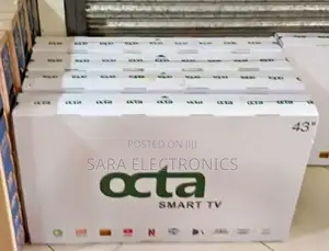 ⨳Octa 43" Android Smart Tv New 2026 Free Delivery 5 Years Warranty