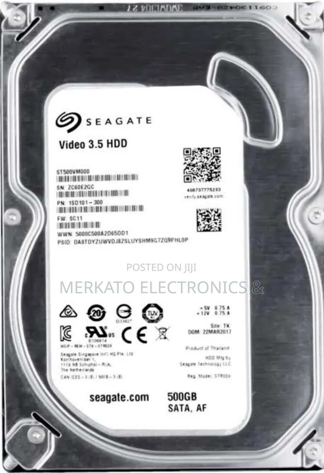 Hard Drive Seagate Video 3.5'' HDD | Desktop