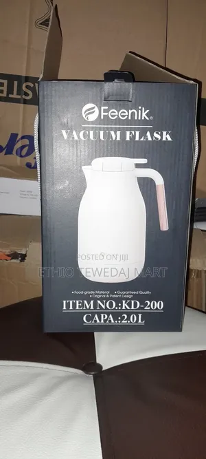 Feenik 2l Vacuum Flask , Thermos Jug ፔርሙስ