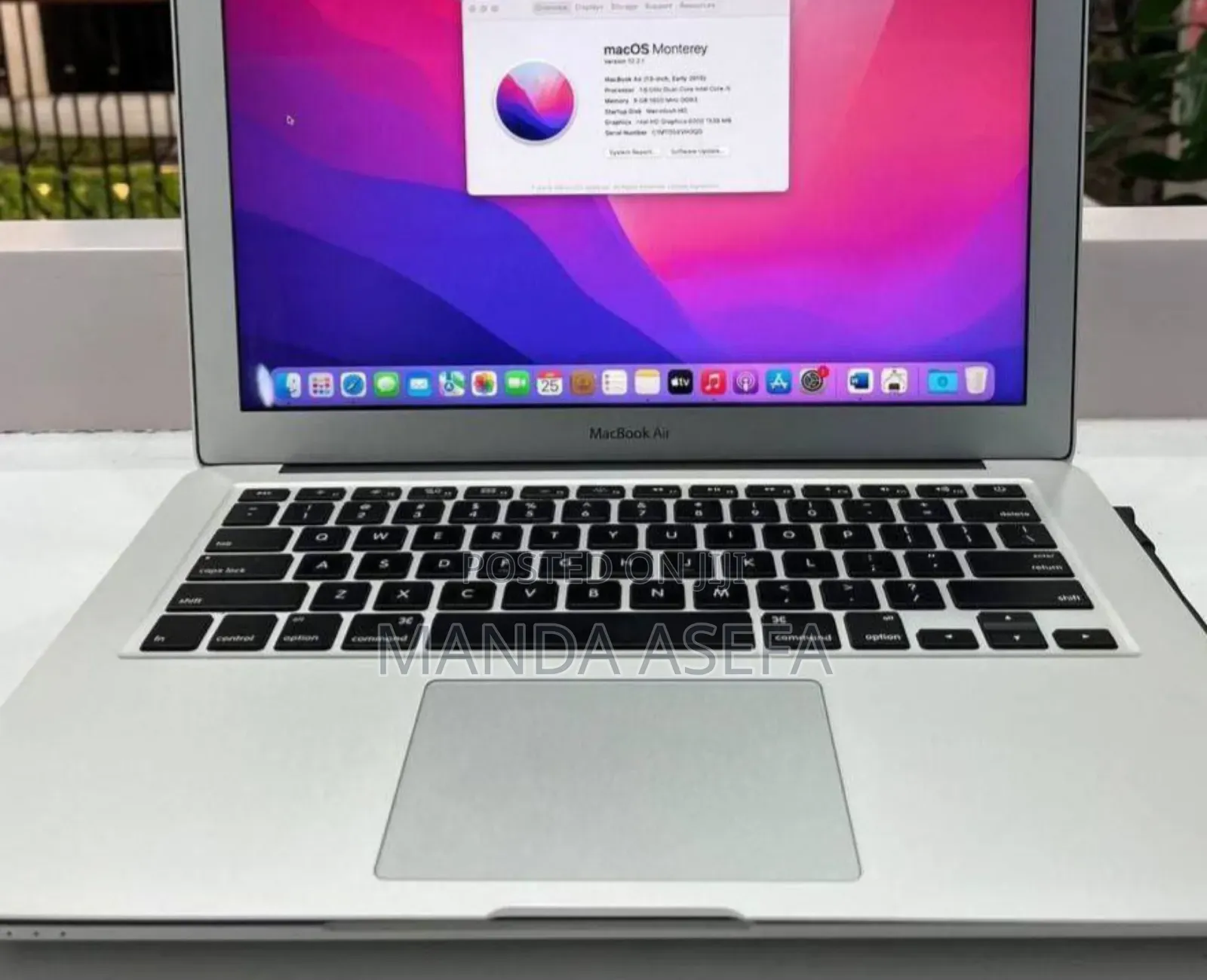 New Laptop Apple MacBook Air 2017 8GB Intel Core I5 SSD 256GB