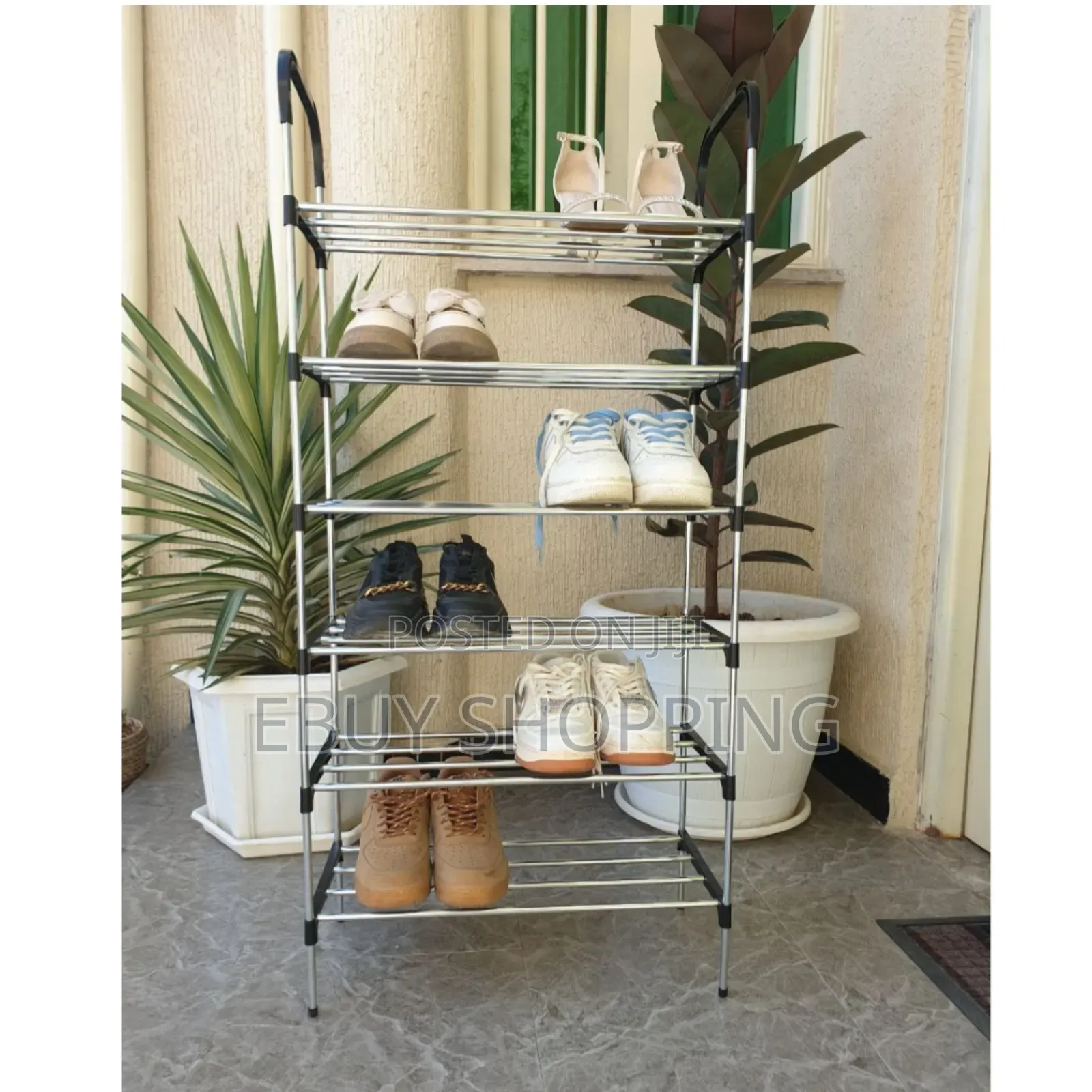 **"Multi-level Shoe Storage – Perfect For Small Spaces"**