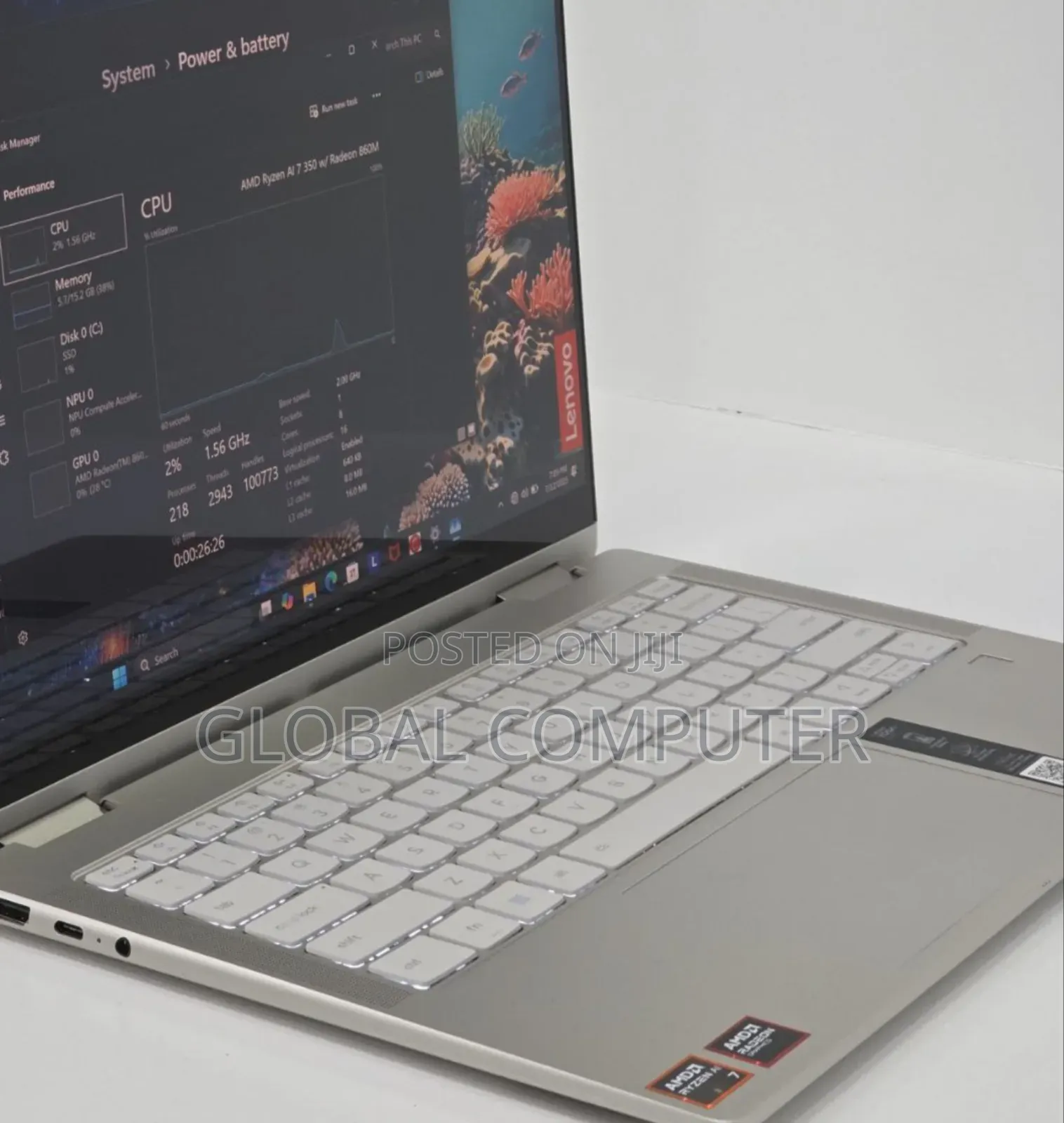 New Laptop Lenovo Yoga 730 16GB AMD Ryzen 7 SSD 1T
