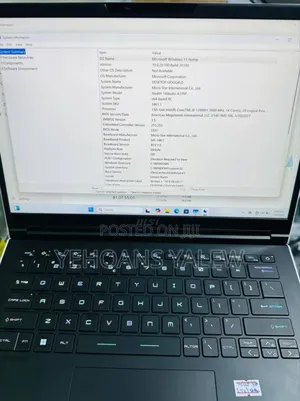 New Laptop MSI 16GB Intel Core I9 SSD 1T
