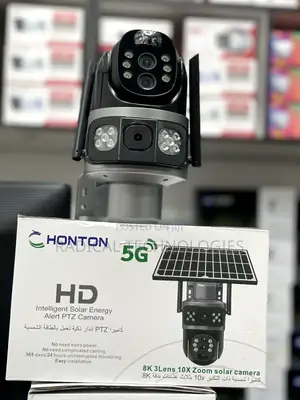  5g Solar Security Camera Double Lens