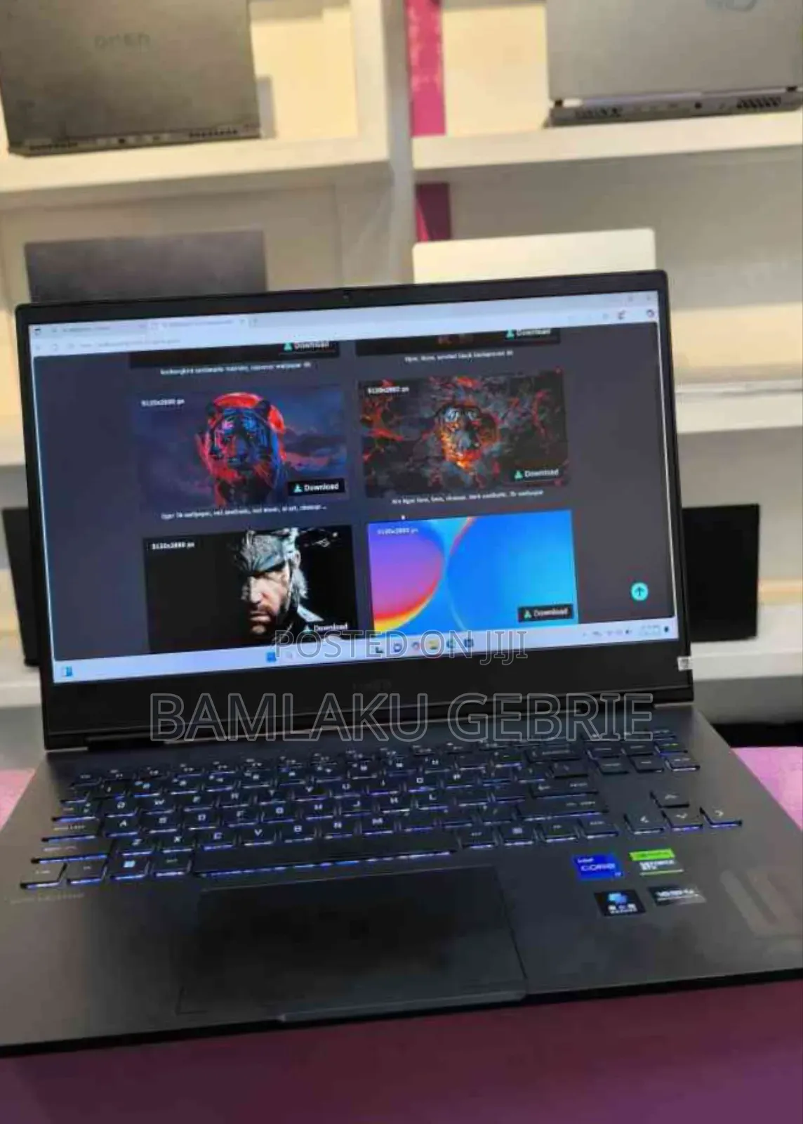 New Laptop HP Omen 15-Dh002nr 16GB Intel Core I7 SSD 512GB