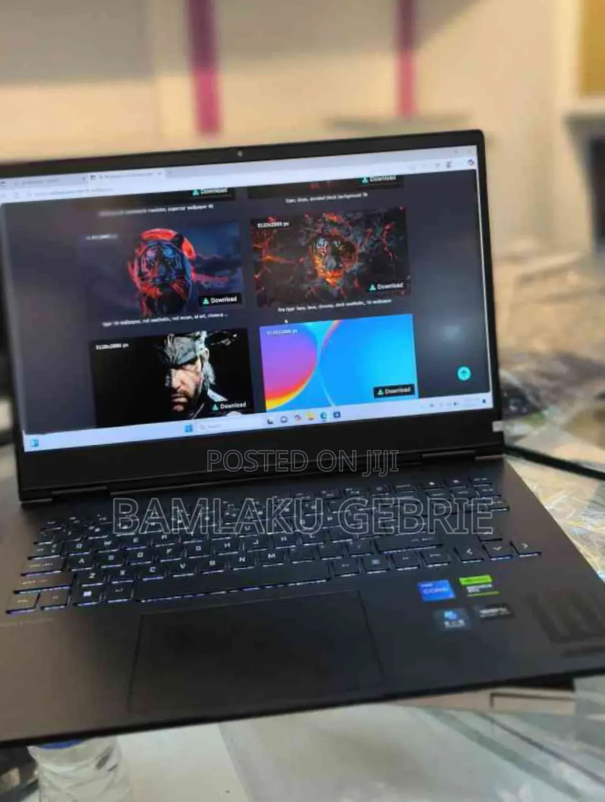 New Laptop HP Omen 15-Dh002nr 16GB Intel Core I7 SSD 512GB