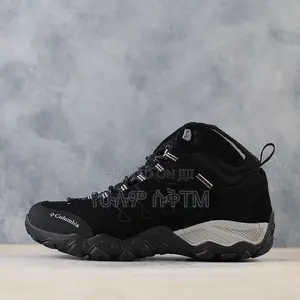 Original Columbia Waterproof Black/White Men’S Hiking Shoes
