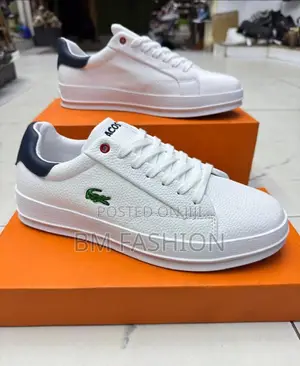 Lacoste Flats Leather Master Quality White