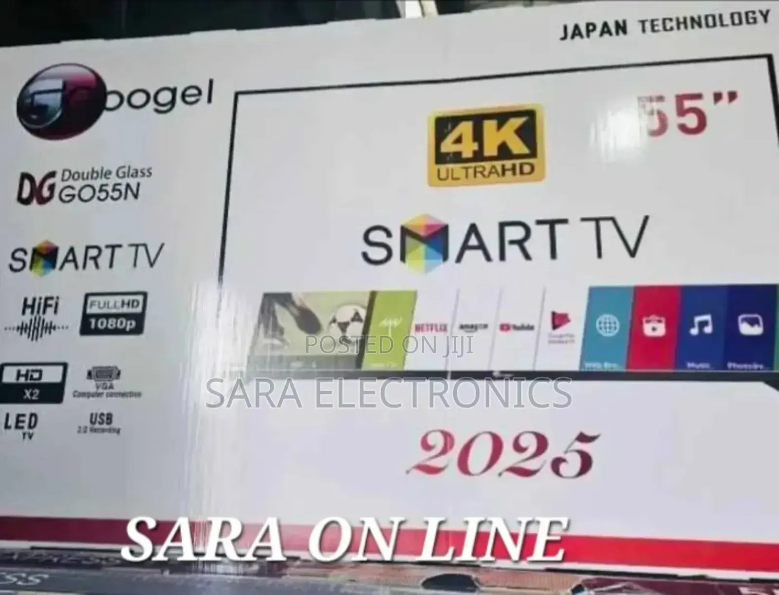 Google 55" New 2025 Ultra Uhd Tv Japan Tecnology