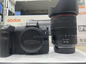 Canon R Camera With 24_105 Red_lens +2battery