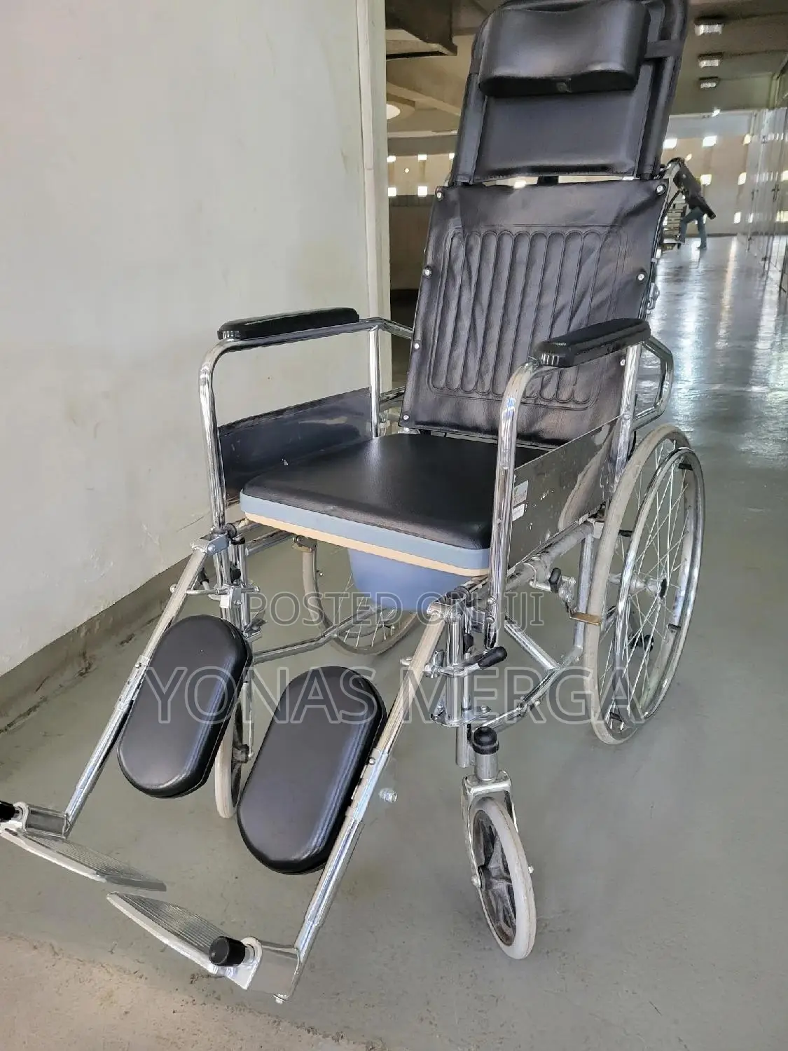 Reclining Commode Wheelchair麵工wheelchair××Wheelchair從從wheel